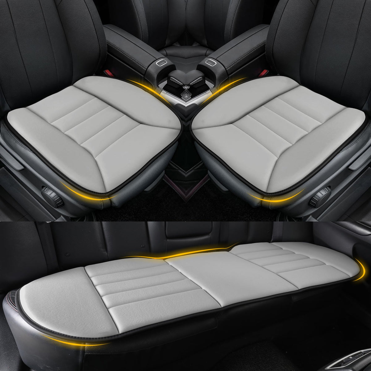 kingphenix Memory Foam Car Seat Cushion for Driver and Office Chair Comfort