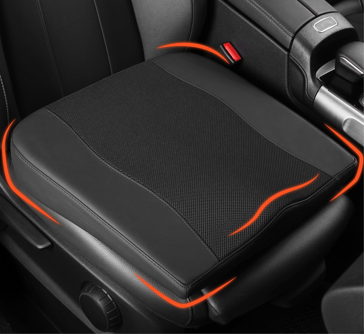 Lofty Aim Car Seat Cushion, Comfort Memory Foam Car Cushions for Driving - Sciatica & Lower Back Pain Relief, Seat Cushion for Car Seat Driver, Office Chair, Wheelchair