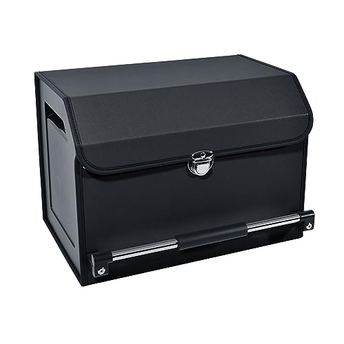 Car Trunk Organizer Leather Car Storage Organizer with Lid Car Organizer