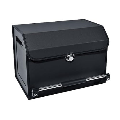 Car Trunk Organizer Leather Car Storage Organizer with Lid Car Organizer