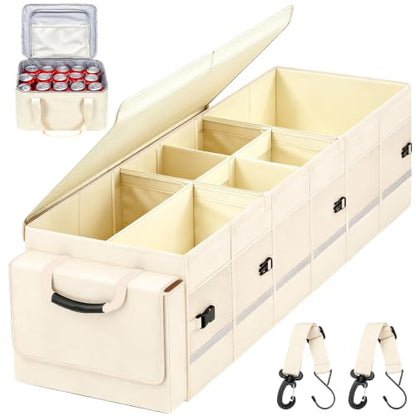 GDNasist Car Trunk Organizer and Storage for Car, SUV & Sedan