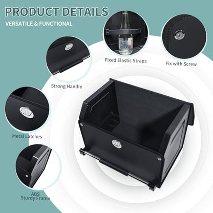 Car Trunk Organizer Leather Car Storage Organizer with Lid Car Organizer