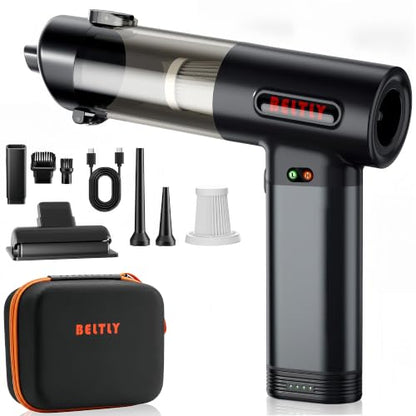 BELTLY FT55 Portable Car Vacuum with Removable Battery 19kPa Suction Power