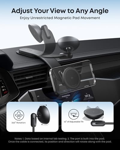 Anker Nano Magnetic 15W Car Charger with Alloy Bracket Wireless