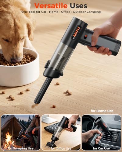 BELTLY FT55 Portable Car Vacuum with Removable Battery 19kPa Suction Power