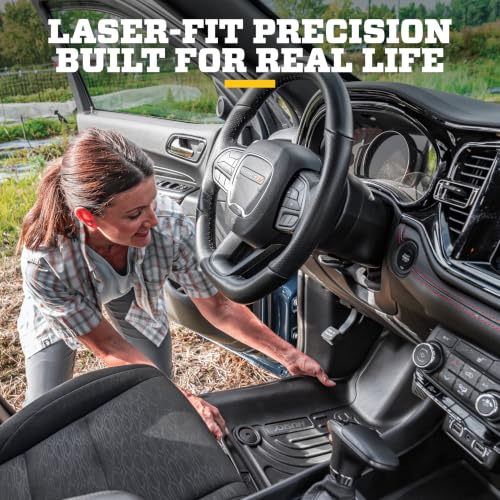 Husky Liners — Weatherbeater | Fits 2020-2023 Ford Explorer w/Console (Excludes Hybrid) Front & 2nd Row Liner - Black