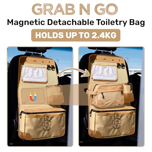 Living in a Bubble Premium Seat Back Organizer Storage for Campervans and Cars
