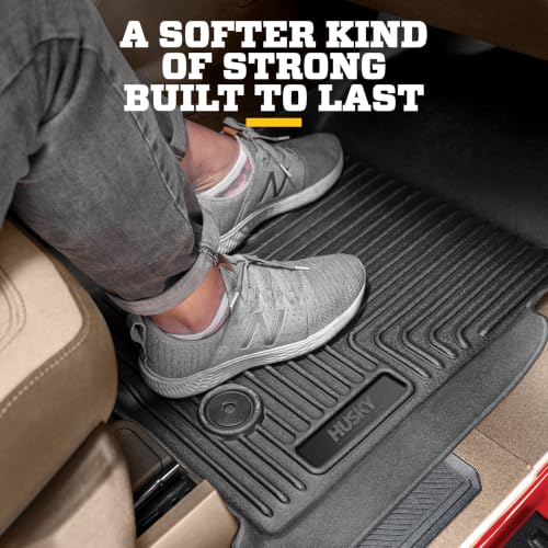 Husky Liners — Weatherbeater | Fits 2020-2023 Ford Explorer w/Console (Excludes Hybrid) Front & 2nd Row Liner - Black