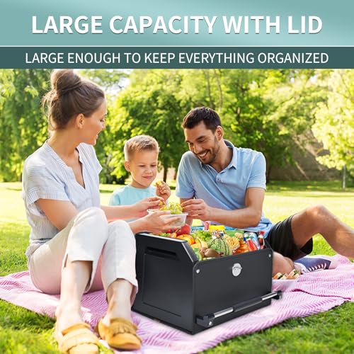Car Trunk Organizer Leather Car Storage Organizer with Lid Car Organizer