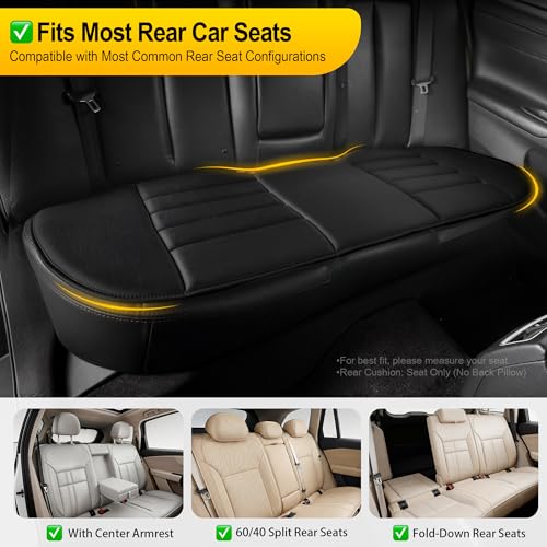 kingphenix Car Seat Cushion with Back Support Pillow, Memory Foam