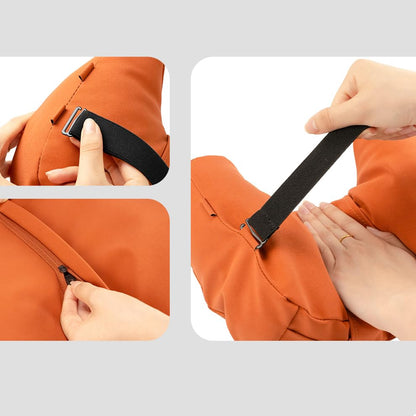 Car Lumbar Support Pillow Neck Pillow Kit for Honda CRV/HRV/Accord/Odyssey/City/Prologue/Civic,Comfortable Adjustable Strap Pillow Neck Cotton Back Cushion Support
