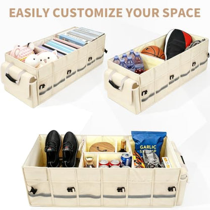 GDNasist Car Trunk Organizer and Storage for Car, SUV & Sedan