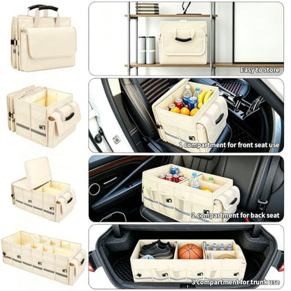 GDNasist Car Trunk Organizer and Storage for Car, SUV & Sedan