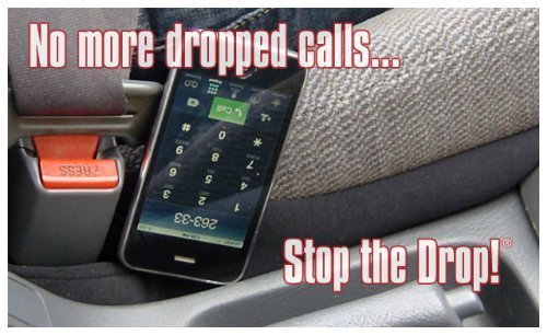 Drop Stop – 2 Original Car Seat Gap Fillers (Shark Tank), Dash Pad & Light