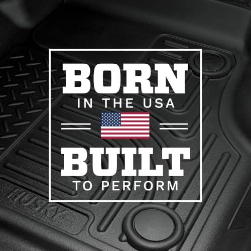 Husky Liners — Weatherbeater | Fits 2020-2023 Ford Explorer w/Console (Excludes Hybrid) Front & 2nd Row Liner - Black