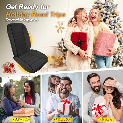 kingphenix Car Seat Cushion with Back Support Pillow, Memory Foam