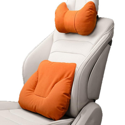 Car Lumbar Support Pillow Neck Pillow Kit for Honda CRV/HRV/Accord/Odyssey/City/Prologue/Civic,Comfortable Adjustable Strap Pillow Neck Cotton Back Cushion Support