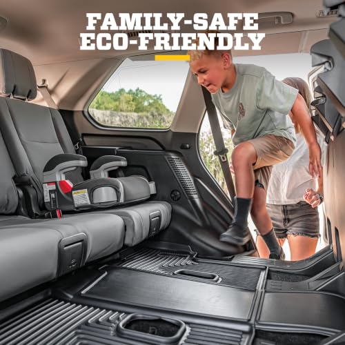 Husky Liners — Weatherbeater | Fits 2020-2023 Ford Explorer w/Console (Excludes Hybrid) Front & 2nd Row Liner - Black