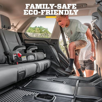 Husky Liners — Weatherbeater | Fits 2020-2023 Ford Explorer w/Console (Excludes Hybrid) Front & 2nd Row Liner - Black