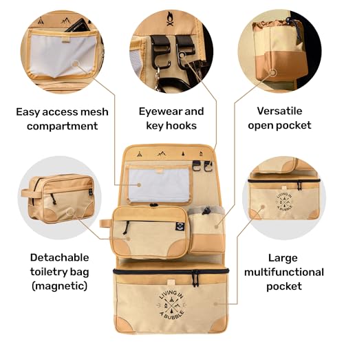 Living in a Bubble Premium Seat Back Organizer Storage for Campervans and Cars