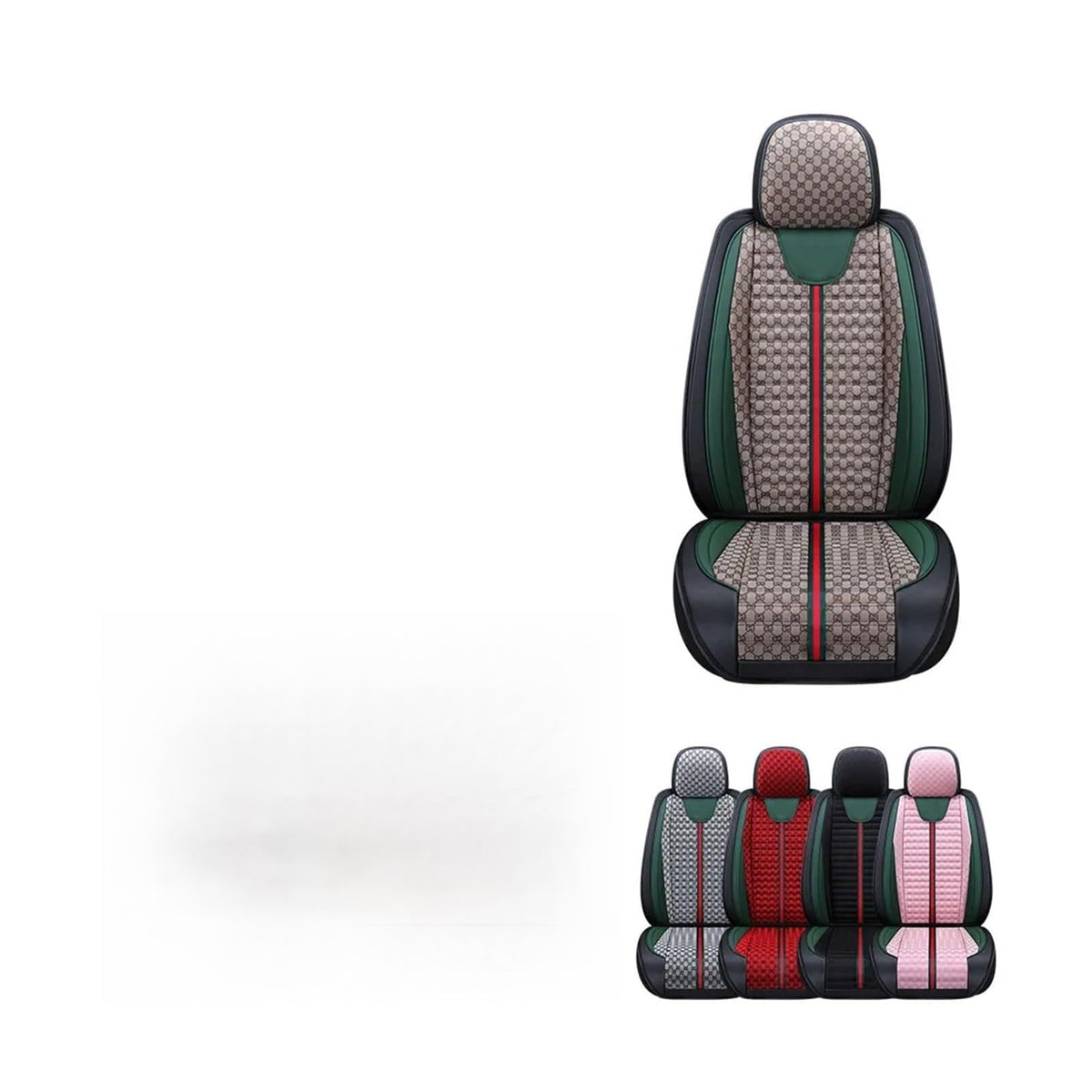 Full Set Leather Car Seat Covers with Comfort Pillows