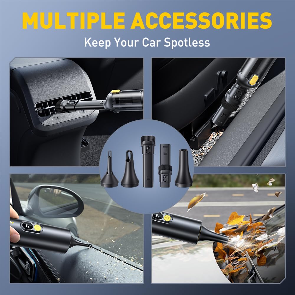 AUXITO Car Vacuum Handheld Vacuum Cordless