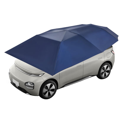 Car Sun Shade Umbrella Tent, UPF 30+ Waterproof Car Canopy Awning Cover, Wind Resistant Anti-Theft Car Protective Tent with Hydraulic Assist for Sun Rain Dust Protection