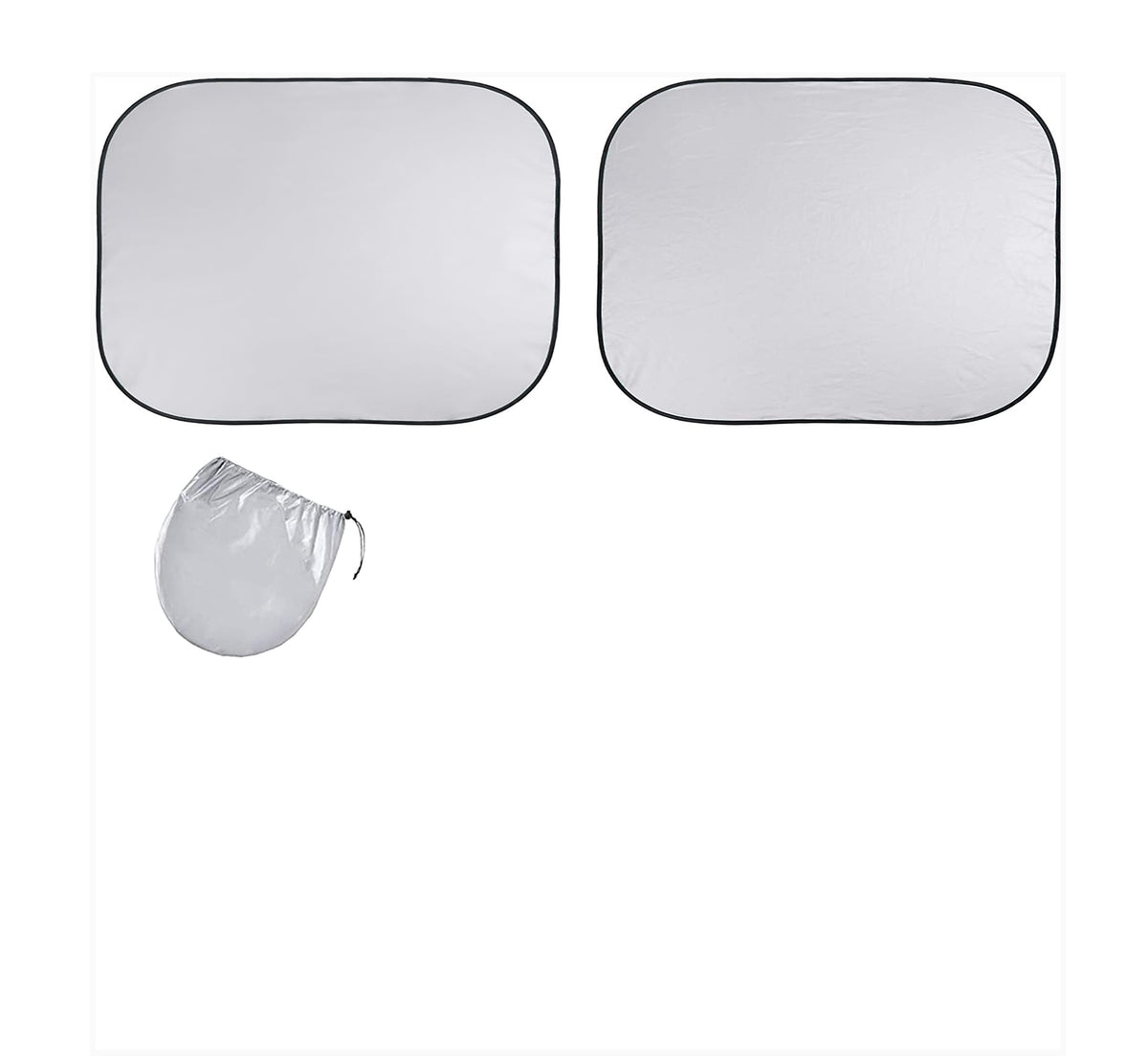 EzyShade Windshield Sun Shade with Shield-X Reflective Technology. See Vehicle Size-Chart. Foldable Car Sunshade for Front Windshield Window Car SUV Van Truck. Sun Visor Heat Shield