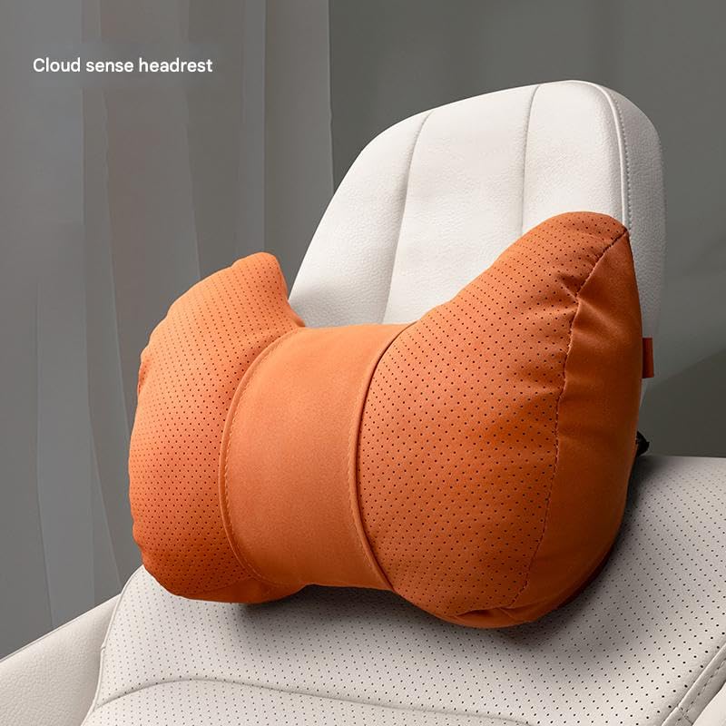 Car Lumbar Support Pillow Neck Pillow Kit for Honda CRV/HRV/Accord/Odyssey/City/Prologue/Civic,Comfortable Adjustable Strap Pillow Neck Cotton Back Cushion Support