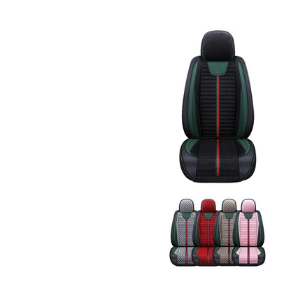 Full Set Leather Car Seat Covers with Comfort Pillows