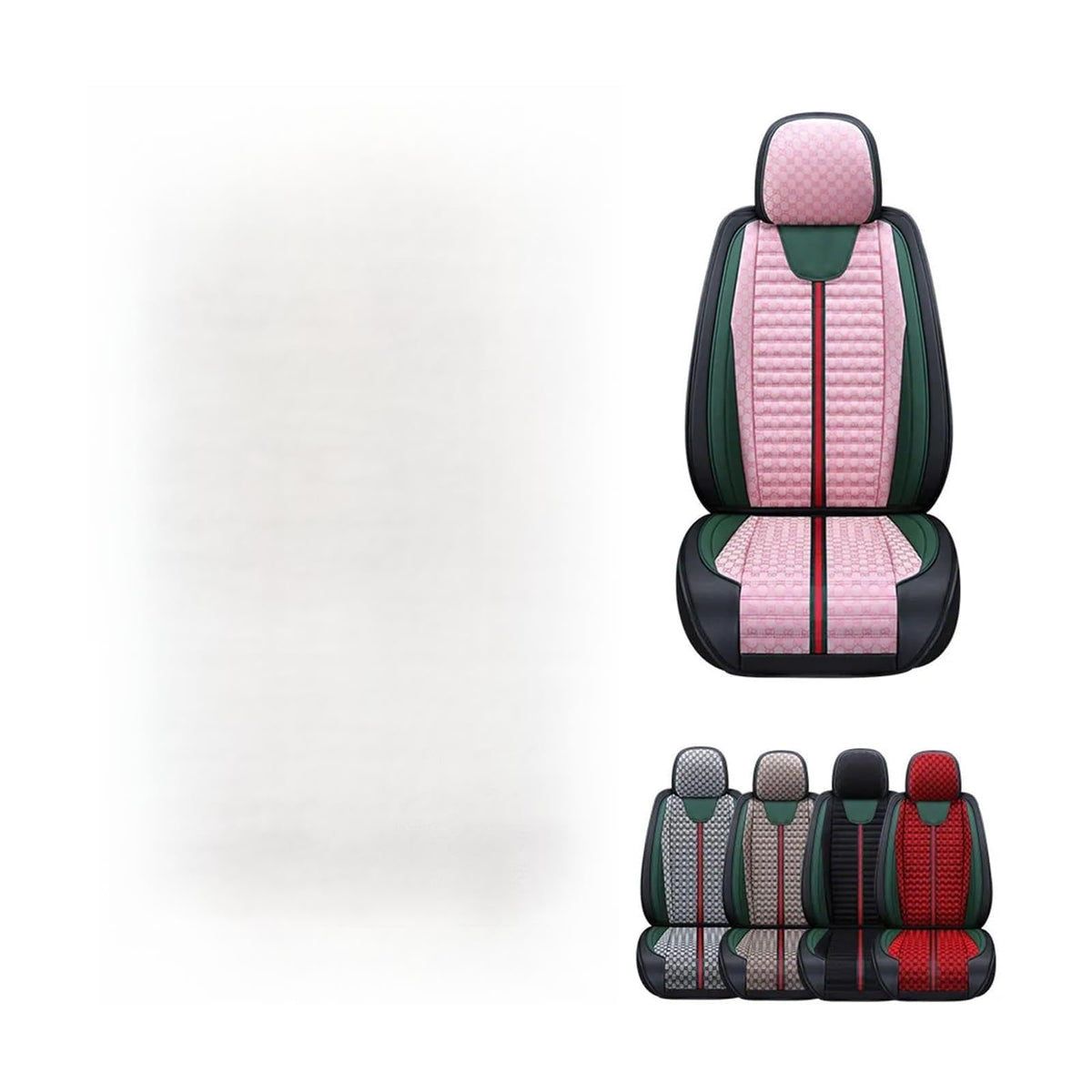 Full Set Leather Car Seat Covers with Comfort Pillows