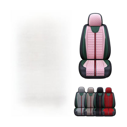 Full Set Leather Car Seat Covers with Comfort Pillows