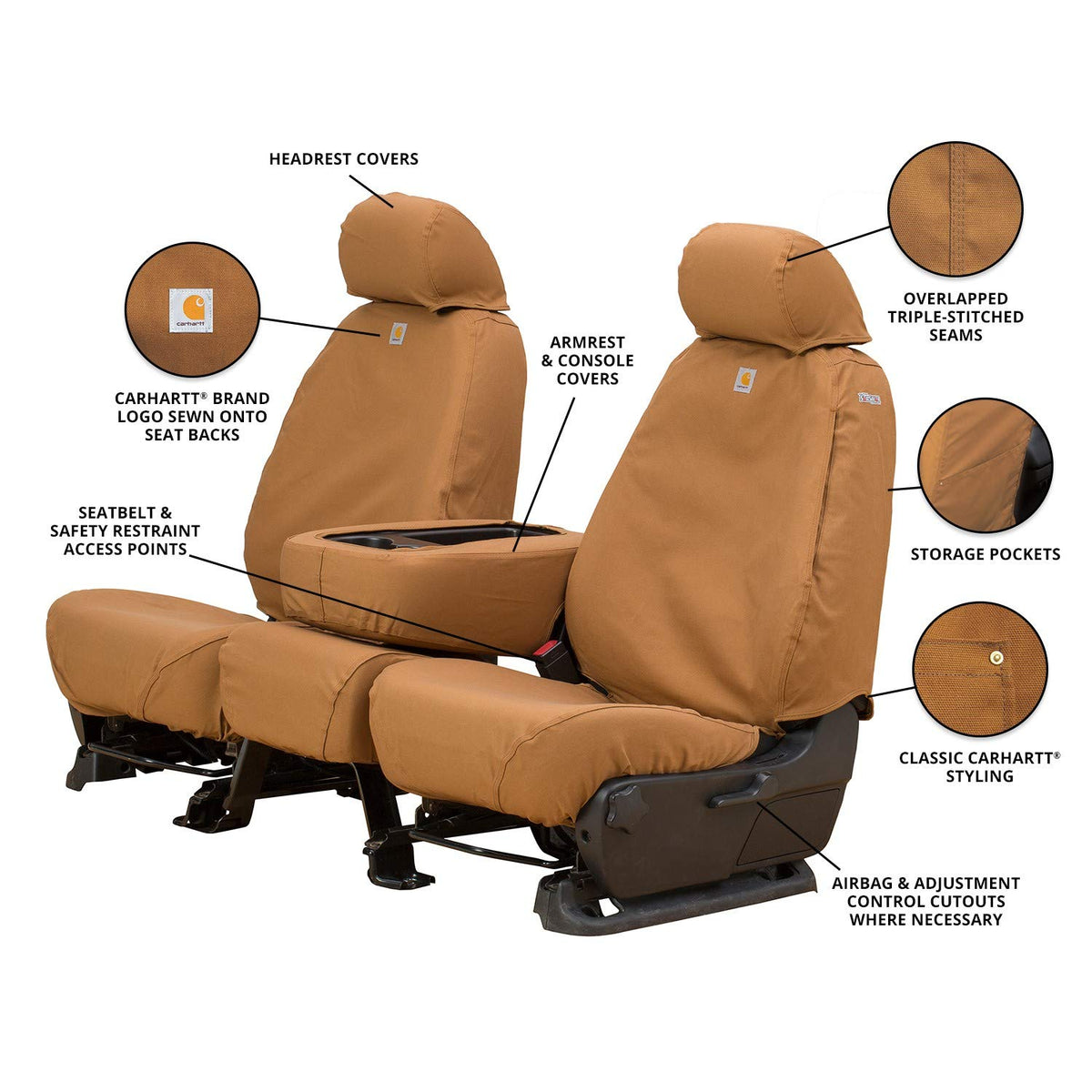 Covercraft Carhartt Super Dux Cordura SeatSaver Custom Seat Covers