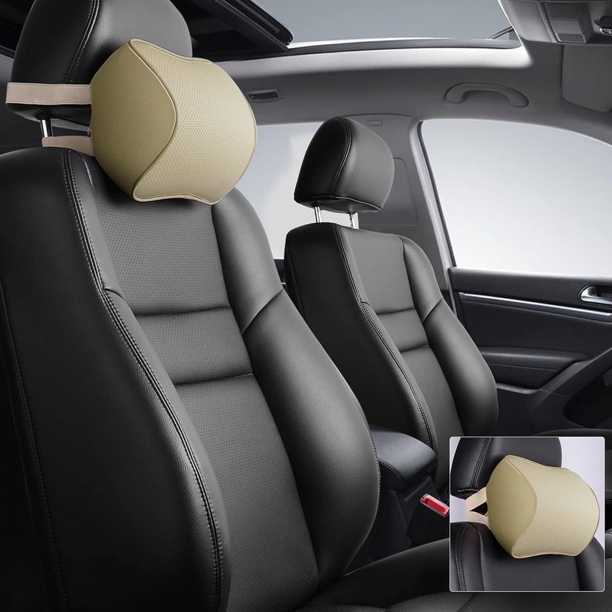 Aukee Memory Foam Car Neck Pillow