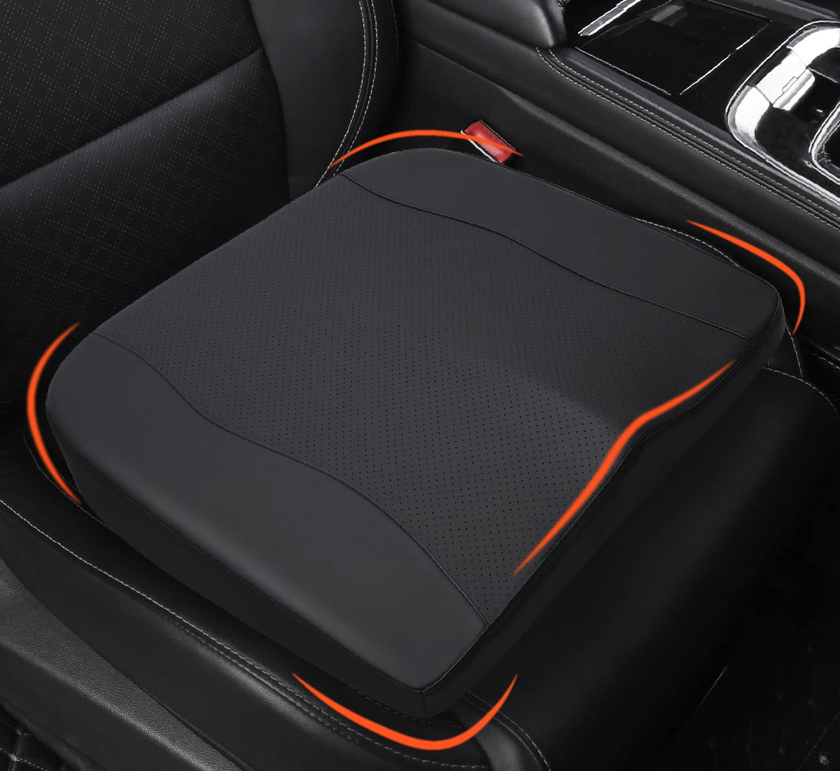 Lofty Aim Car Seat Cushion, Comfort Memory Foam Car Cushions for Driving - Sciatica & Lower Back Pain Relief, Seat Cushion for Car Seat Driver, Office Chair, Wheelchair
