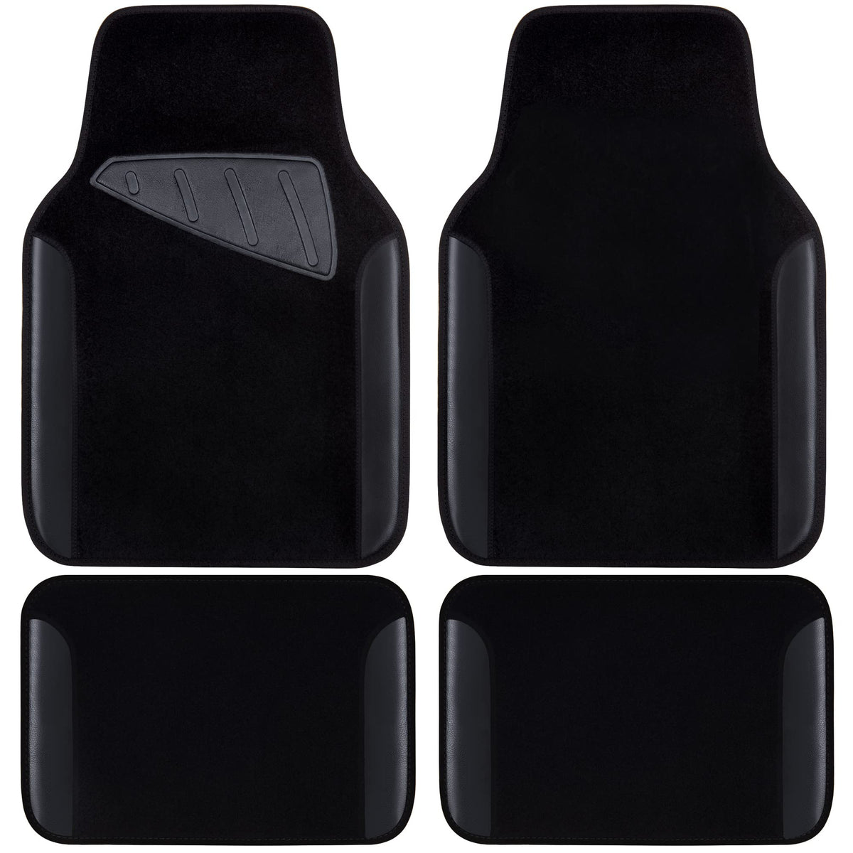 CAR PASS Jelly Waterproof Universal Fit Car Floor Mats