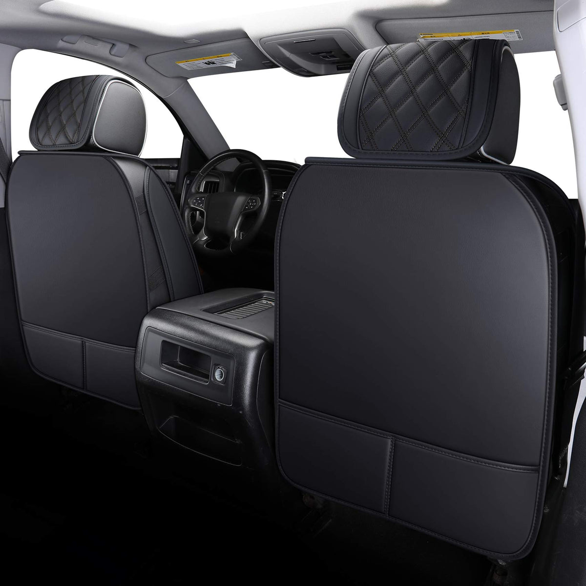 Aierxuan Leather Car Front Seat Covers for Silverado Sierra