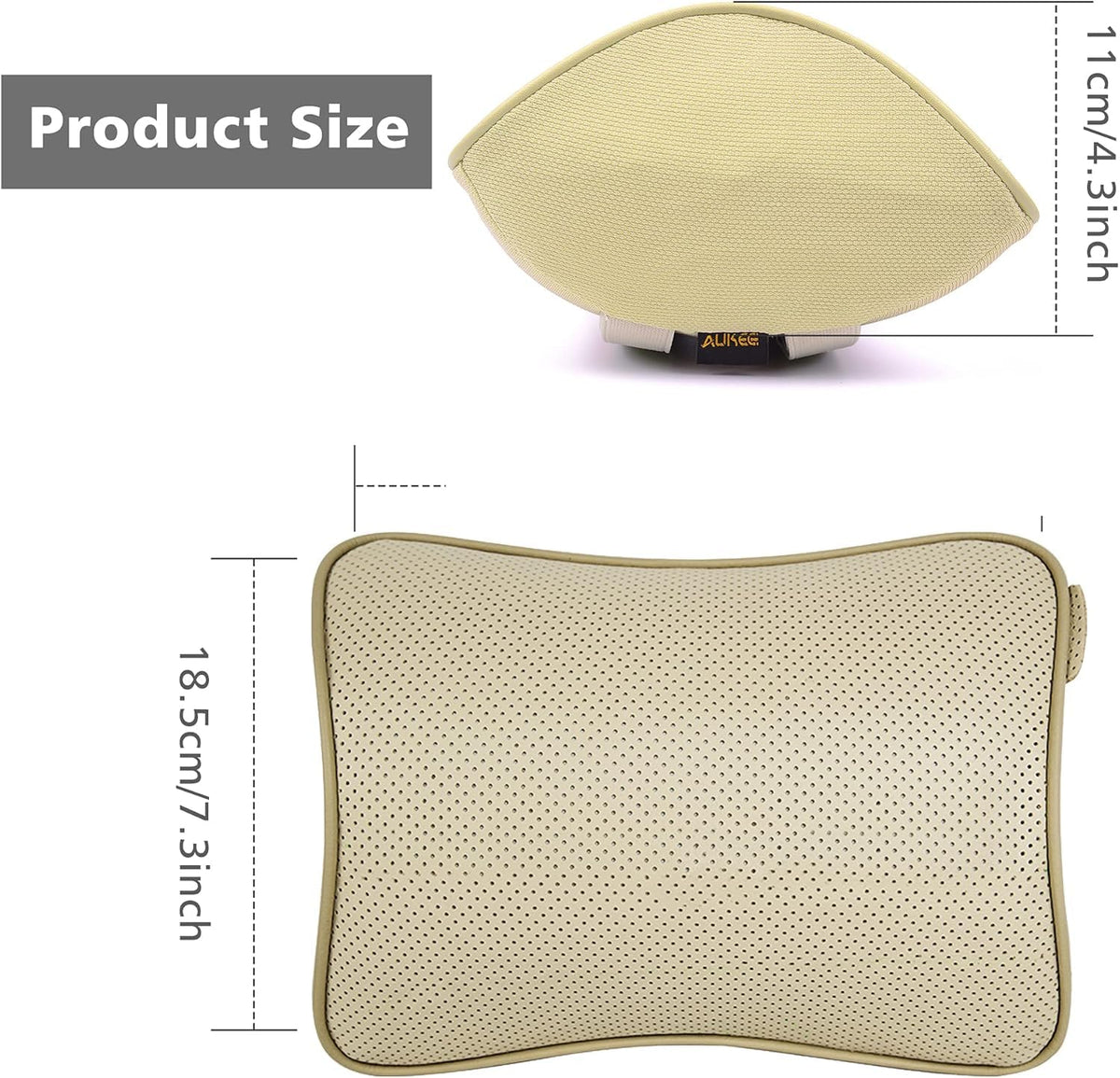 Aukee Memory Foam Car Neck Pillow