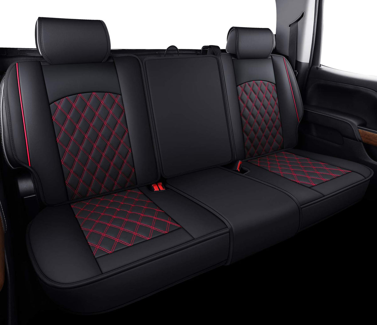Aierxuan Leather Car Front Seat Covers for Silverado Sierra