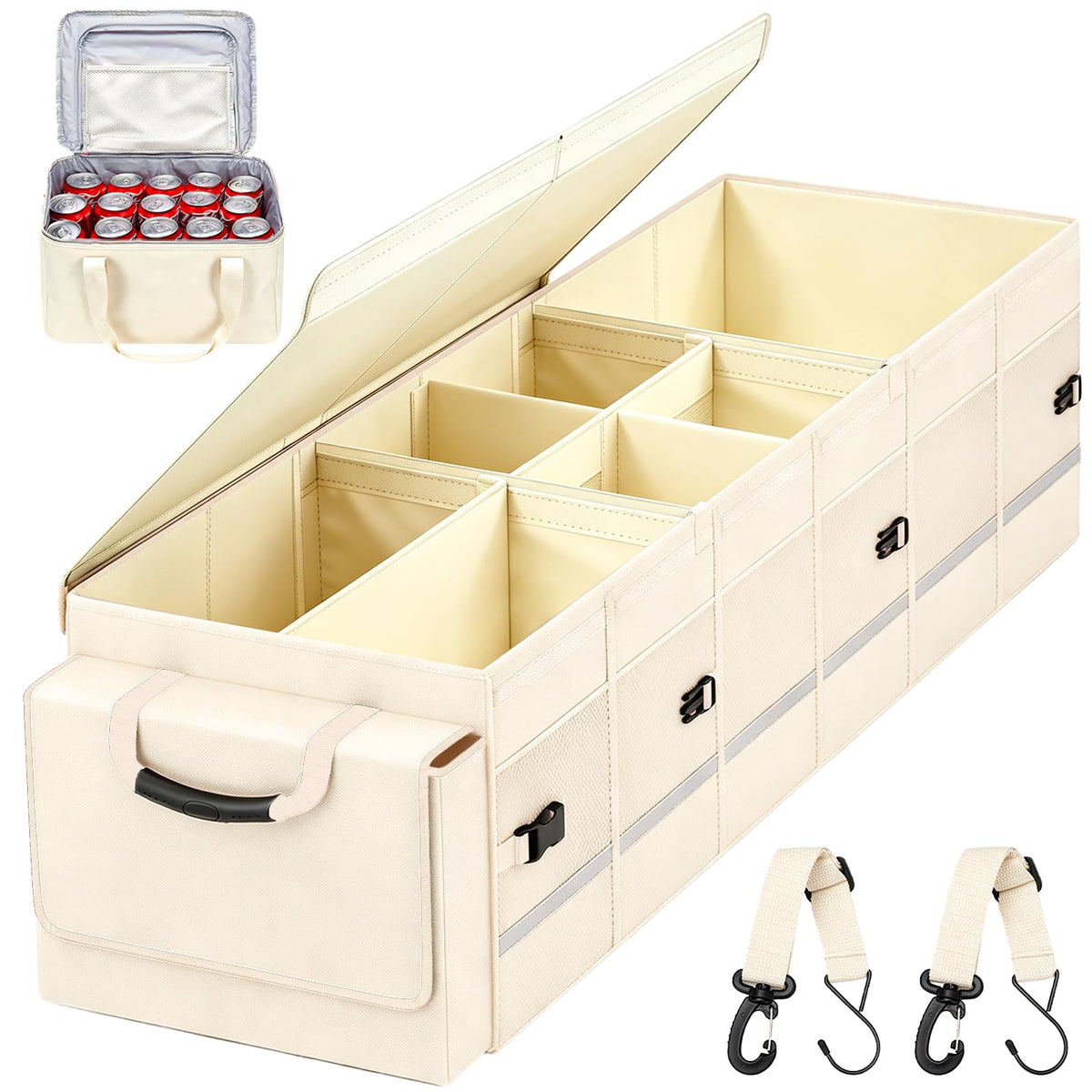GDNasist Car Trunk Organizer and Storage for Car, SUV & Sedan