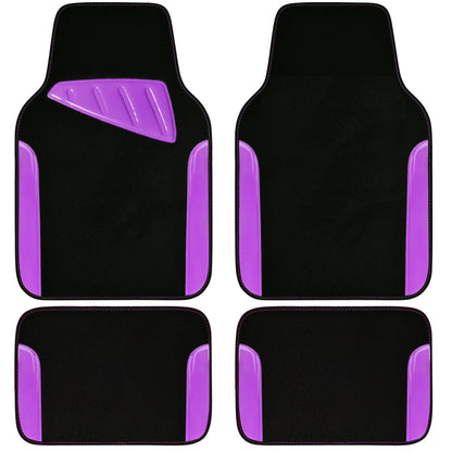 CAR PASS Jelly Waterproof Universal Fit Car Floor Mats