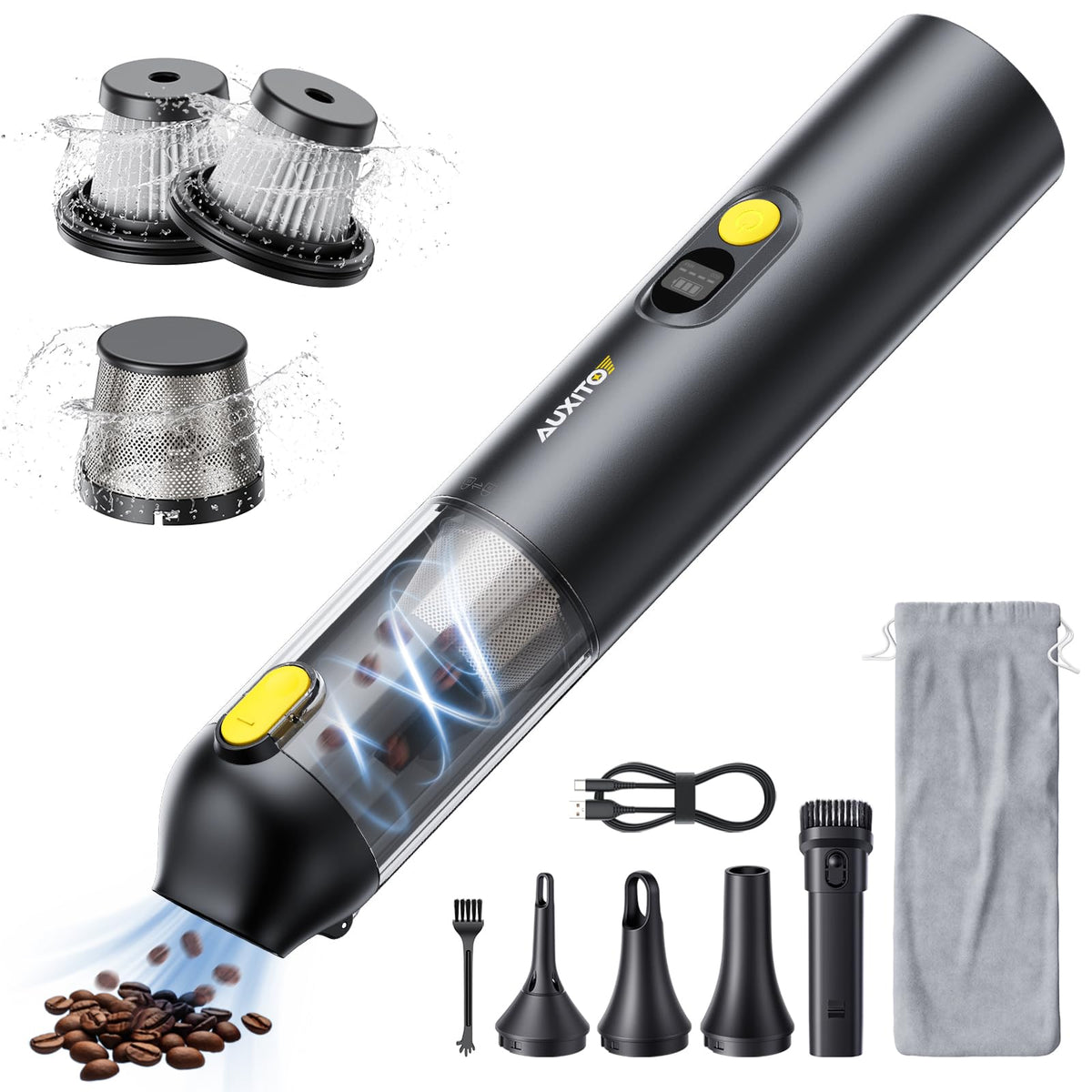 AUXITO Car Vacuum Handheld Vacuum Cordless