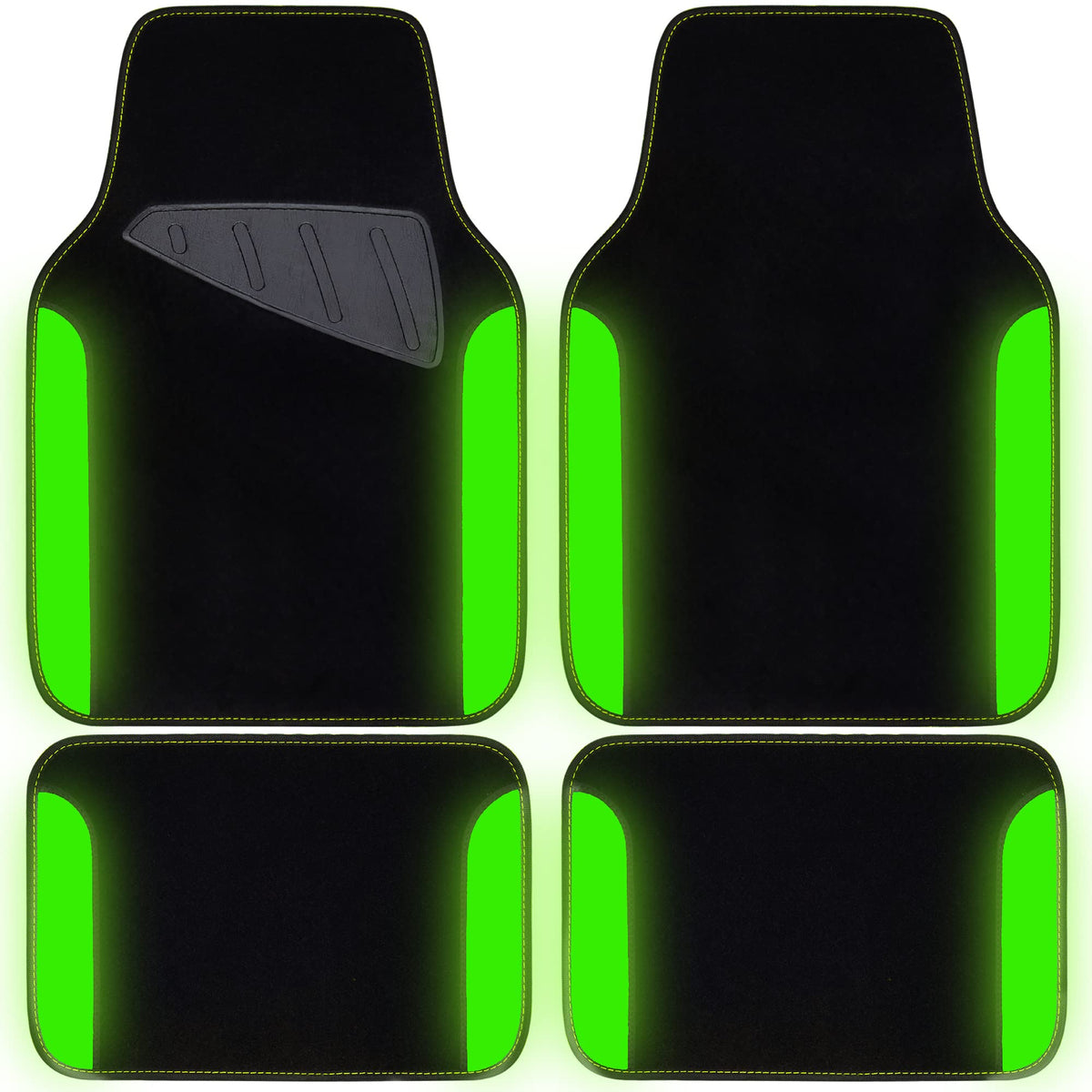 CAR PASS Jelly Waterproof Universal Fit Car Floor Mats