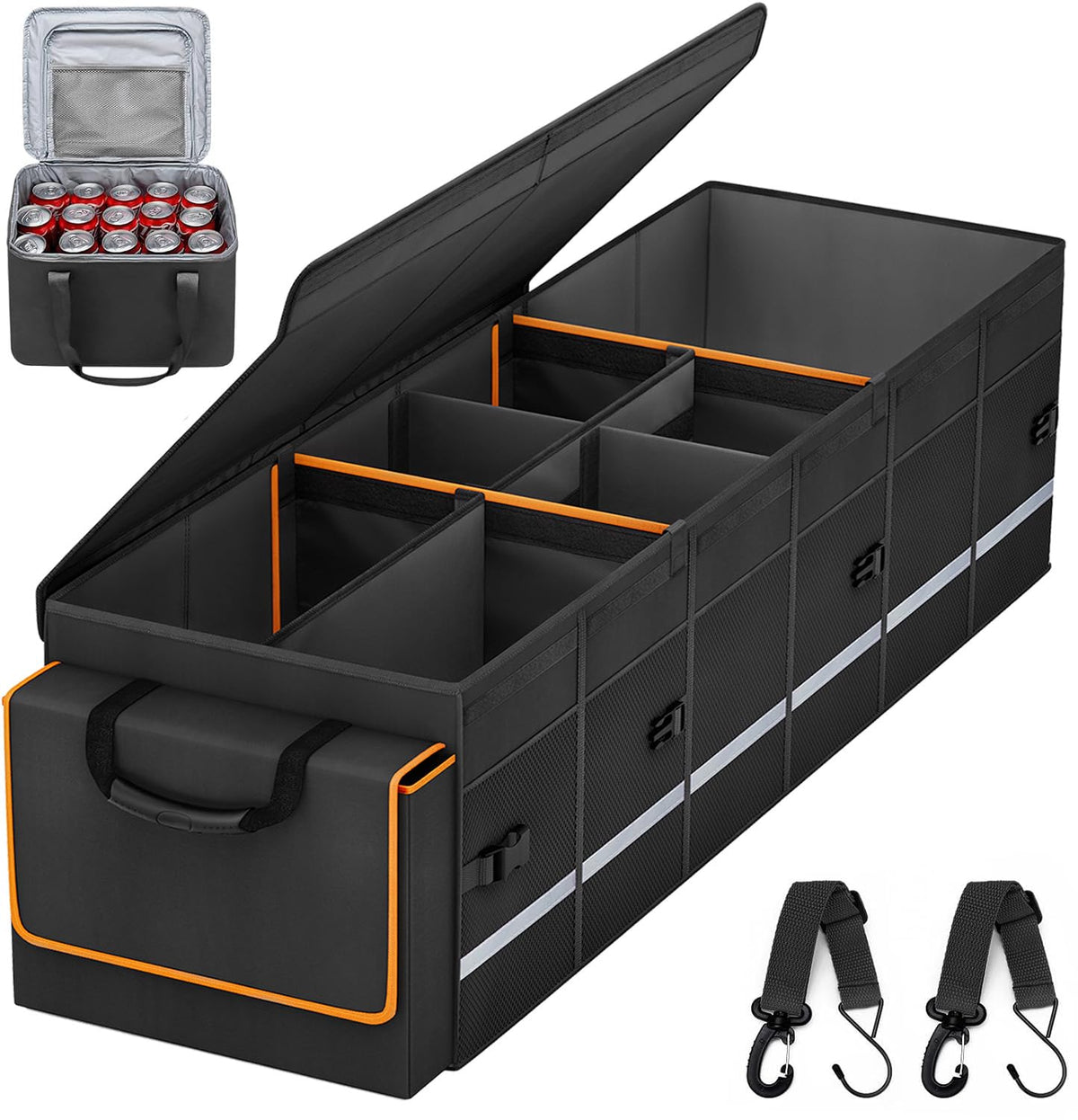 GDNasist Car Trunk Organizer and Storage for Car, SUV & Sedan