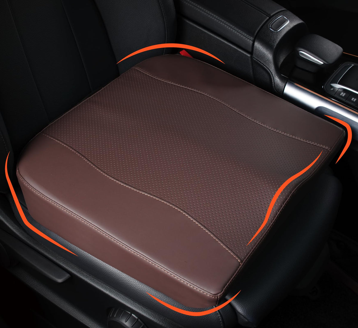 Lofty Aim Car Seat Cushion, Comfort Memory Foam Car Cushions for Driving - Sciatica & Lower Back Pain Relief, Seat Cushion for Car Seat Driver, Office Chair, Wheelchair