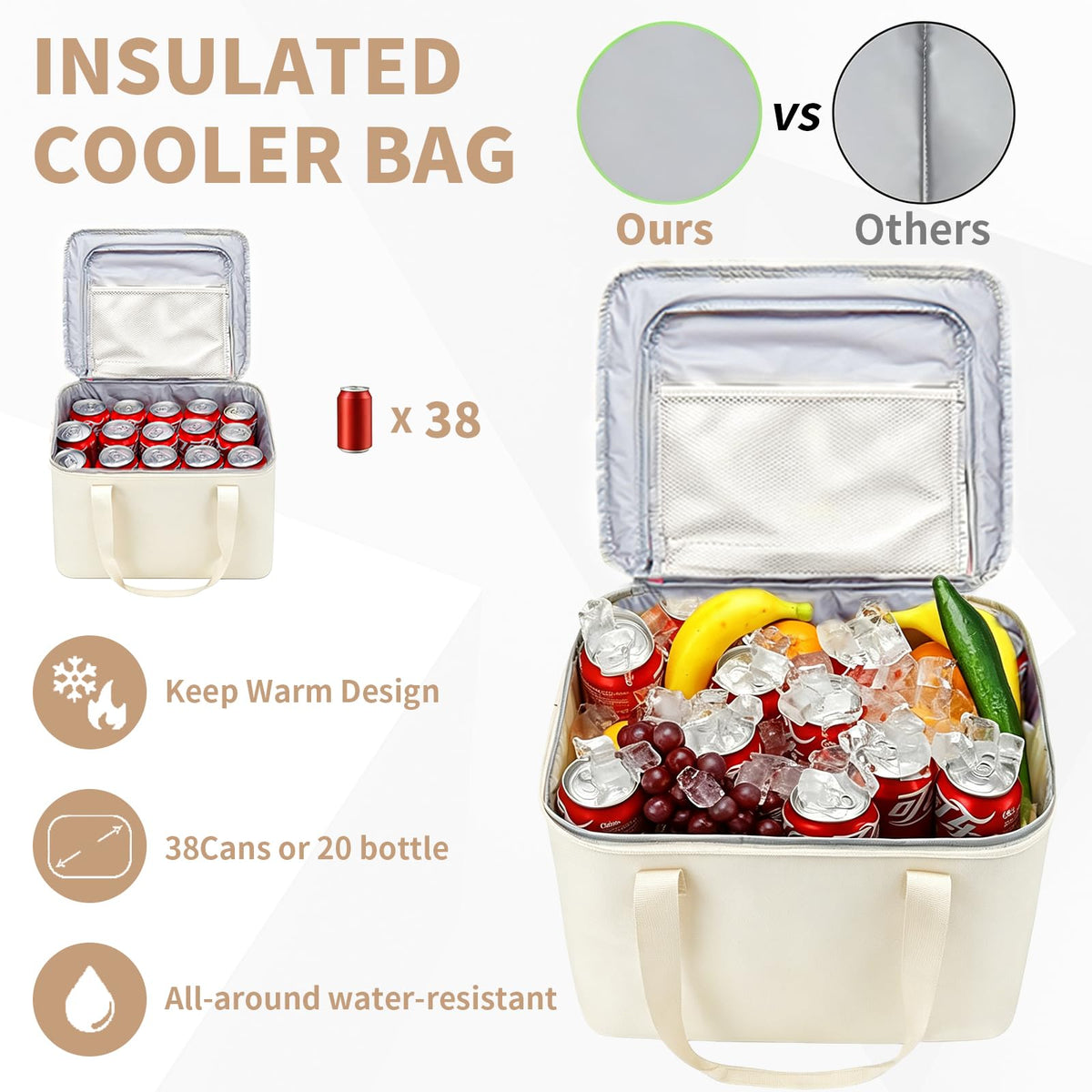 GDNasist Car Trunk Organizer and Storage for Car, SUV & Sedan