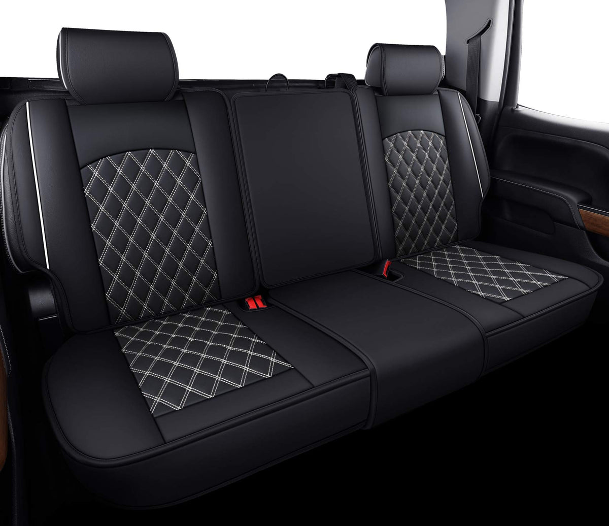 Aierxuan Leather Car Front Seat Covers for Silverado Sierra