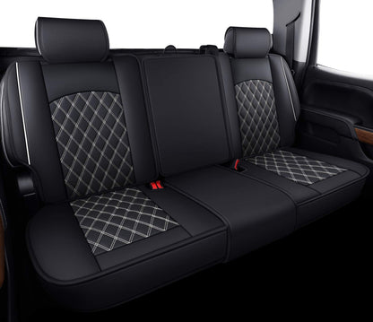Aierxuan Leather Car Front Seat Covers for Silverado Sierra