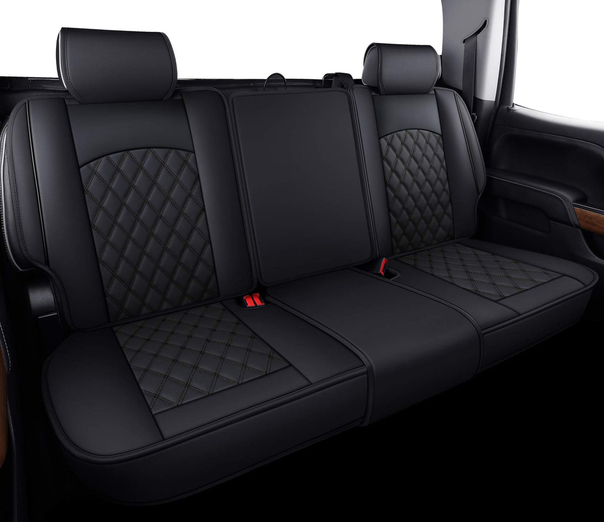 Aierxuan Leather Car Front Seat Covers for Silverado Sierra