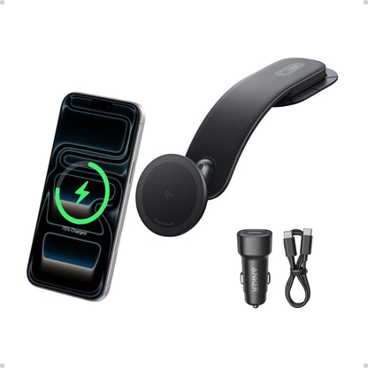 Anker Nano Magnetic 15W Car Charger with Alloy Bracket Wireless